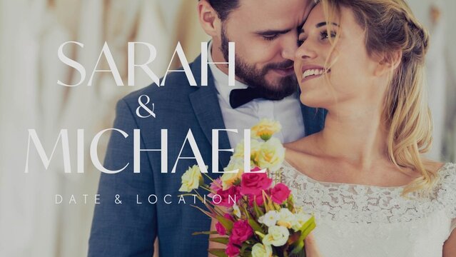 Minimal Wedding Title