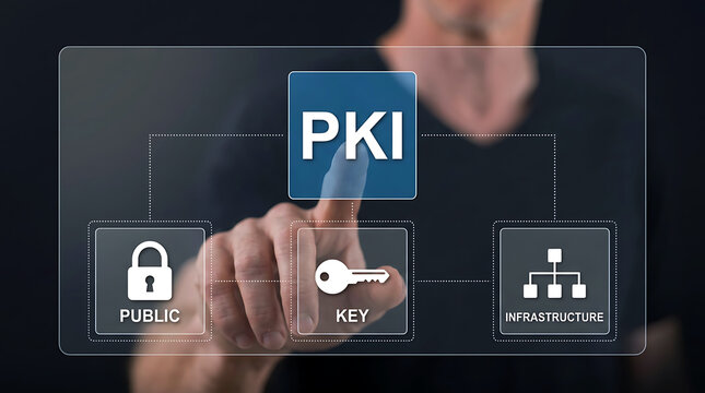 Public Key Infrastructure Cybersecurity Authentication Network Security System
