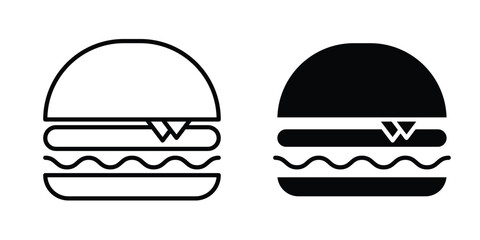Fototapeta premium Cheeseburger icon
