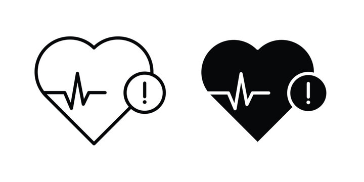 Heart attack icon