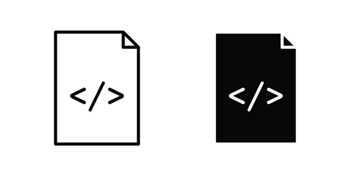 HTML script icon