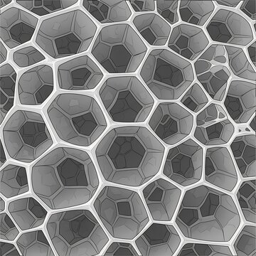 Hexagonal honeycomb pattern with hexagonal holes.