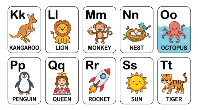 set of a phonic letters 