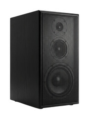 Fototapeta premium black audio speaker png modern hifi speaker cutout sound system loudspeaker png isolated transparent background image