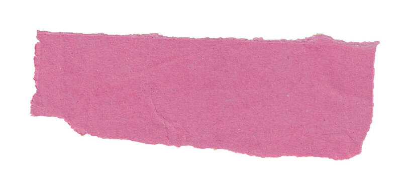 pink torn paper
