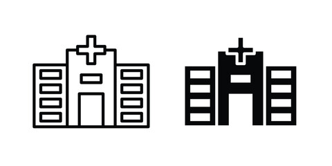 Obraz premium Hospital icon