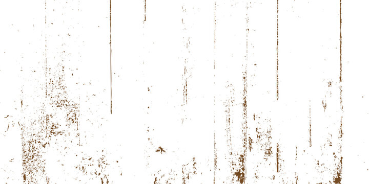 Rusty brown streaks and splatters on white surface  grunge texture element