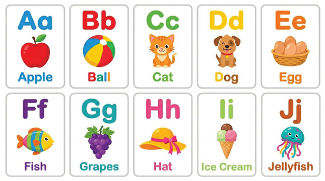 set of phonics letter 