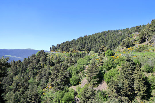 Mountain landscape in the Tet Valley, France