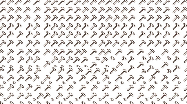 Hammer pattern background