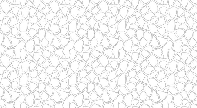 Abstract Reptile Skin Texture - Line Art Pattern