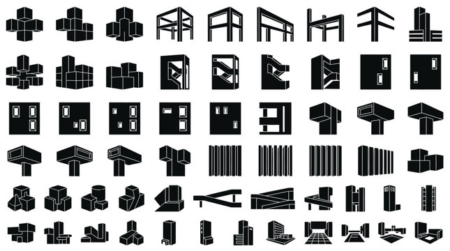 Collection of various industrial metal parts.