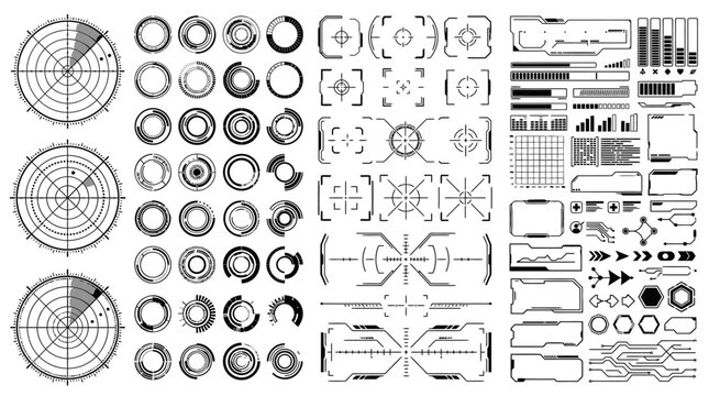 Collection of various technical drawing symbols.