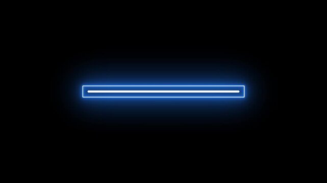 Futuristic vertical neon green loading bar animation on dark background