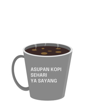 A cup of coffee vector asset