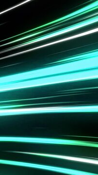 Horizontal Speed Lines 2D Cartoon Animation on black background  Chroma Key Background for Motion and Transition Effects