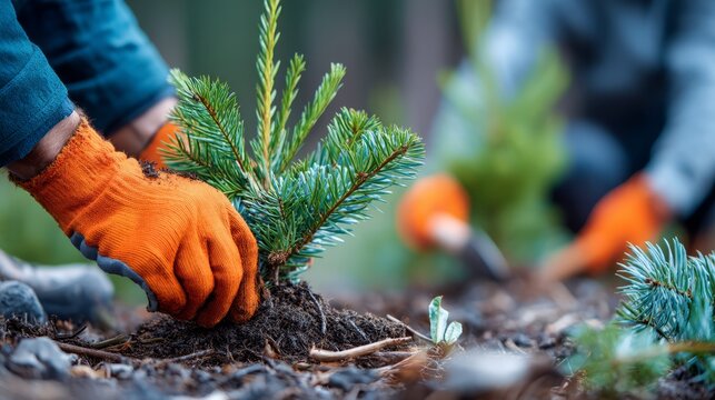 Environmental Restoration Celebration with Community Tree Planting Activity