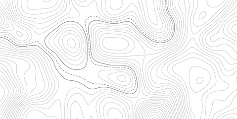 Topographic map background geographic line map with elevation assignments.topographic contour background. Topography background. Vector banner. Topo, Business concept. Vector illustration.  © NAZMA