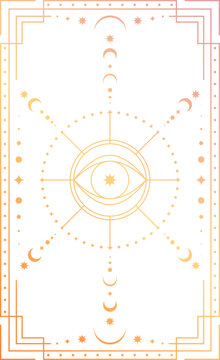 Allseeing Eye Mystic Background
