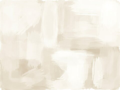 Neutral abstract paint strokes create a soft textured background in shades of beige and cream art acrylic color brushstroke brush canvas digital