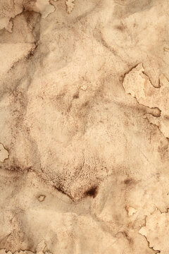 Vintage and old looking coffee cup stain background  with a tea retro texture grunge paper for drawing. ancient book page.