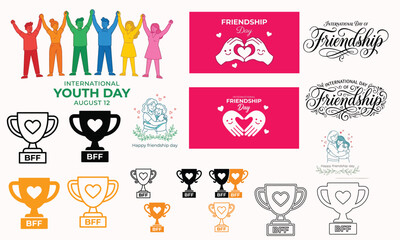International friendship day celebrations and greetings © sfvectors