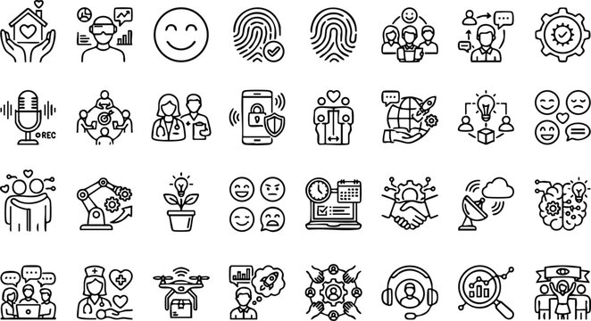 Laundry and cleaning service icons set with washing machines detergent clothes ironing equipment washing machine spray bottle ironing board folded shirt