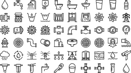 Hand drawn mobile app icons collection with social media shopping cart collection communication technology internet bluetooth download contacts settings © RA
