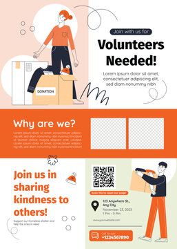 Volunteer Recruitment Flyer Design