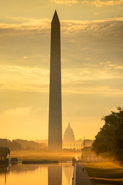 Washington Monument and reflecting pool