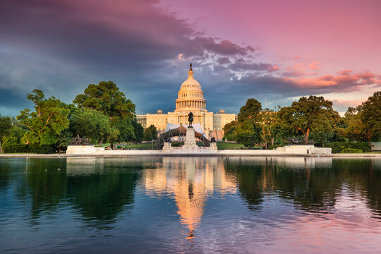 Capitol building in Washington DC USA