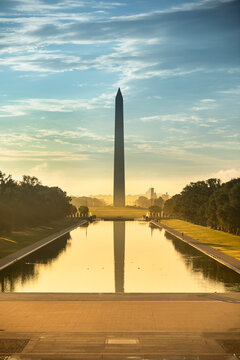 Washington Monument and reflecting pool