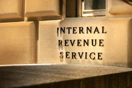 IRS tax building in Washington DC USA