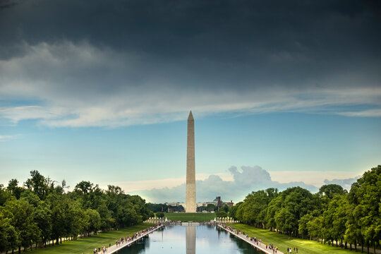Washington Monument and reflecting pool