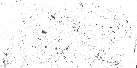 Fototapeta premium Abstract Black and White Grunge Paint Texture Background with Ink Splashes and Dirty Wall Pattern