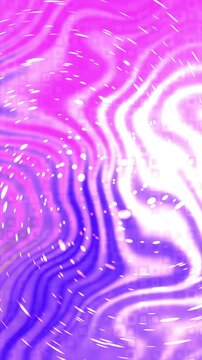 Vibrant abstract liquid background with swirling purple and pink gradients and sparkling particles.