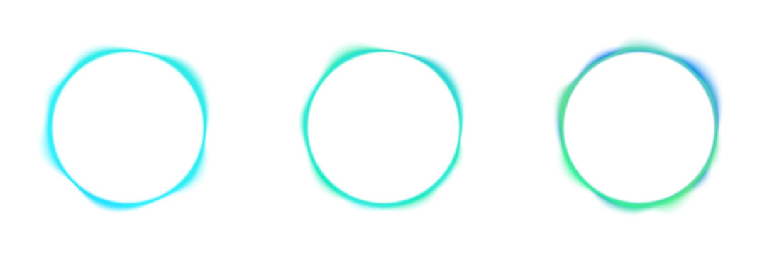 Blue abstract wave circle on dark background. Abstract circle frame with wave lines pattern flowing. Concept of music, technology, smart assistant and artificial intelligence sound PNG.