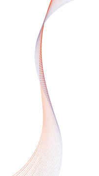 Minimal Abstract Flow Curve Background Vector Illustration