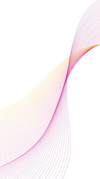 Abstract Pastel Wave Line Background Vector Illustration