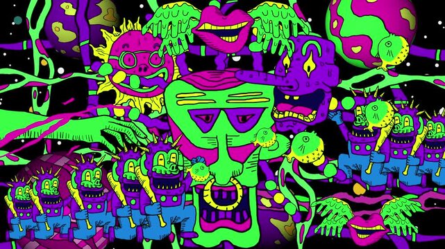 Chaotic Pop Drawing