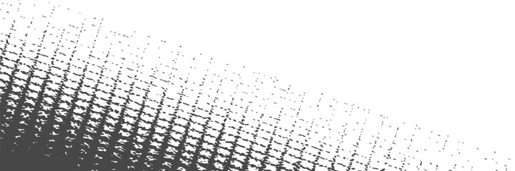 Fototapeta premium Diagonal Black And White Halftone Texture Background With Retro Dotted Gradient Pattern