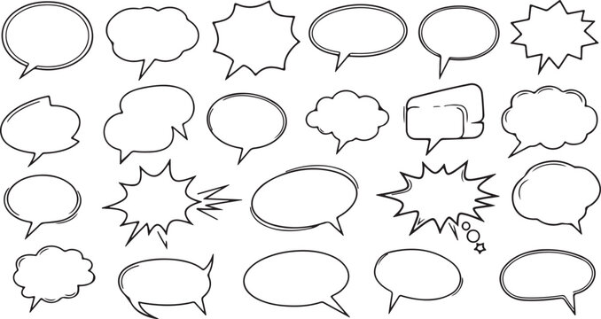 Set of hand drawn chalk design elements on a blackboard background. Includes lines, arrows, numbers, shapes, speech bubbles