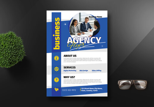 Business Marketing Agency Flyer