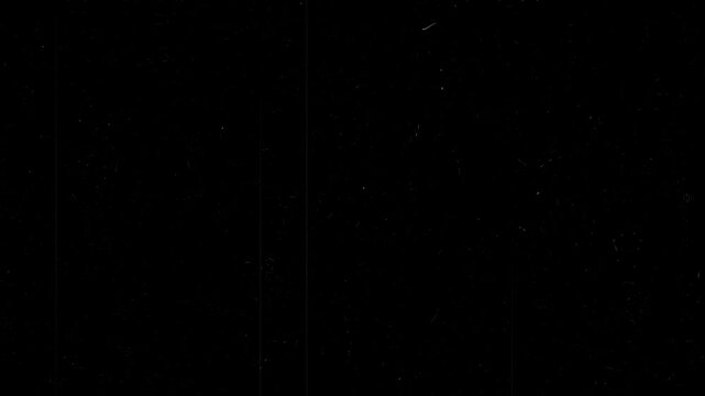 Vintage old film grain effects with dust particles, film scratches and grain texture overlay. 4k Analog vintage video overlay. retro grunge background. linear scratches, noise effects,