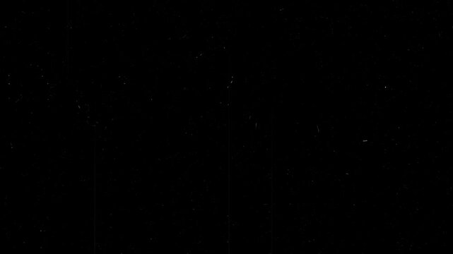 Vintage old film grain effects with dust particles, film scratches and grain texture overlay. 4k Analog vintage video overlay. retro grunge background. linear scratches, noise effects,