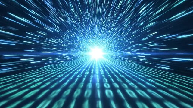 Digital binary tunnel with light