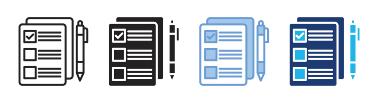 Test icon set multiple style collection