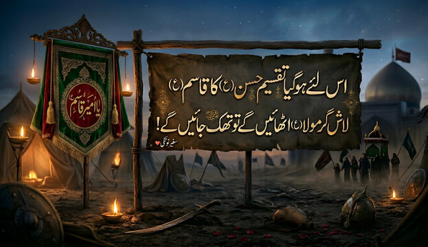 Moharram Poetry, Karbala Poetry, Islamic Poetry, Ameer Qasim, Ya Hussain,