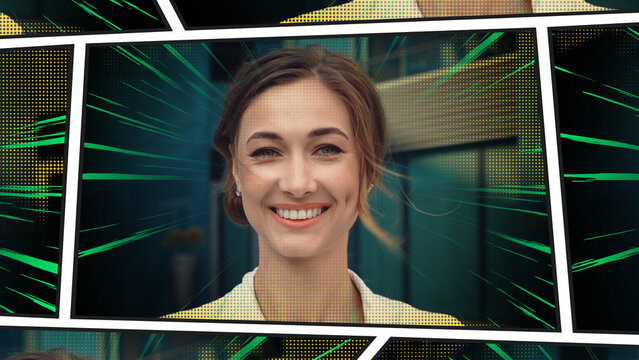 Premium Overlays Comic 7 &ndash; Comic Book Effects, Pop Art Visual Overlays and Graphic Novel Style Motion for Video Editing and Social Media Content