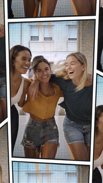 Premium Overlays Comic 5 VERTICAL &ndash; Comic Book Effects, Pop Art Visual Overlays and Graphic Novel Style Motion for Video Editing and Social Media Content